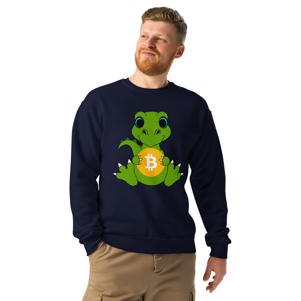 Crypto Dino Bitcoin Sweatshirt